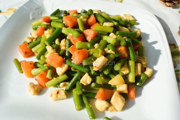 蒜薹炒鸡肉的做法图解12