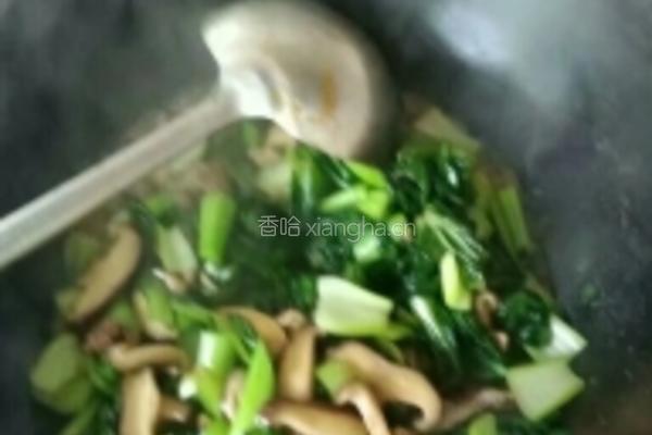 香茹油菜的做法图解5