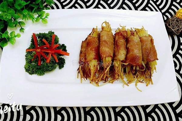 培根土豆丝卷的做法图解8