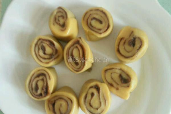 家常糕面豆沙卷