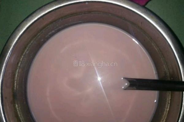 家常火龙果布丁的做法图解4