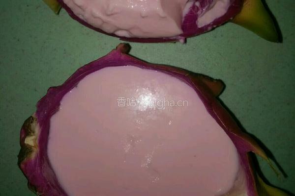 家常火龙果布丁的做法图解8