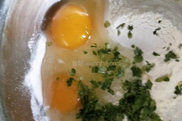 鸡蛋蔬菜饼的做法图解2