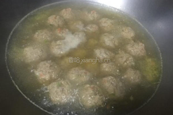 水煮肉圆的做法图解6