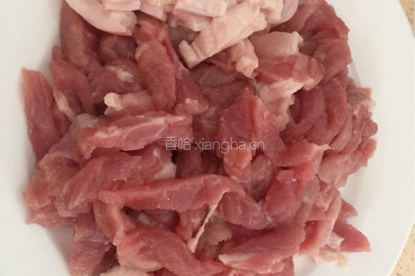 蒜黄炒肉的做法图解4