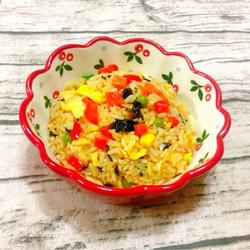 五彩蛋炒饭的做法[图]