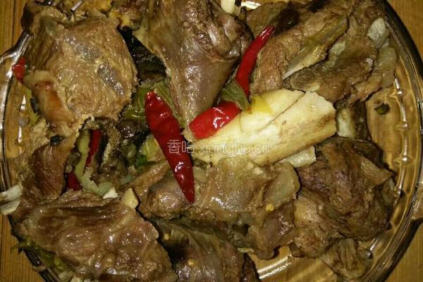 家常羊肉沾糕的做法图解10