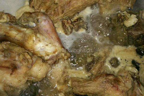 家常羊肉沾糕的做法图解3