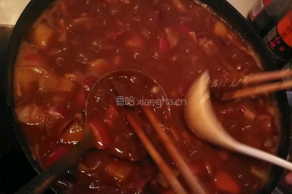 咖喱牛肉拌饭的做法图解6