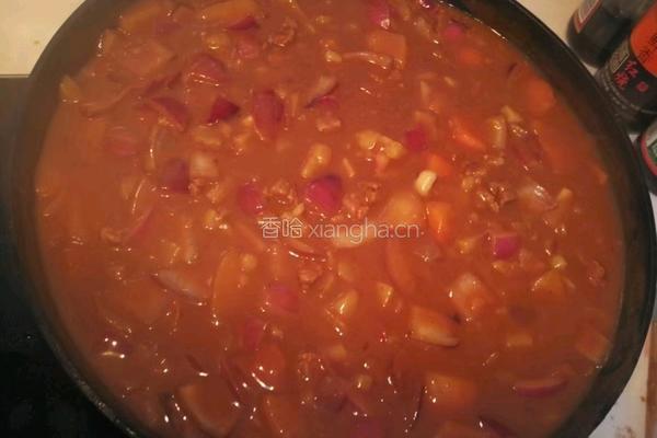 咖喱牛肉拌饭的做法图解8