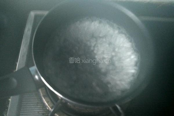 木瓜牛奶西米露的做法图解2