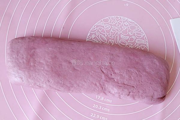 蔓越莓麻薯馅紫薯软欧的做法图解4