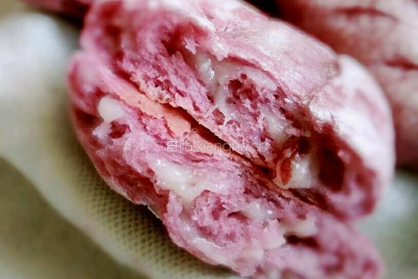 蔓越莓麻薯馅紫薯软欧的做法图解15