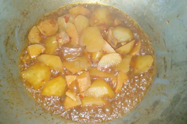 杏鲍菇烧土豆的做法图解4
