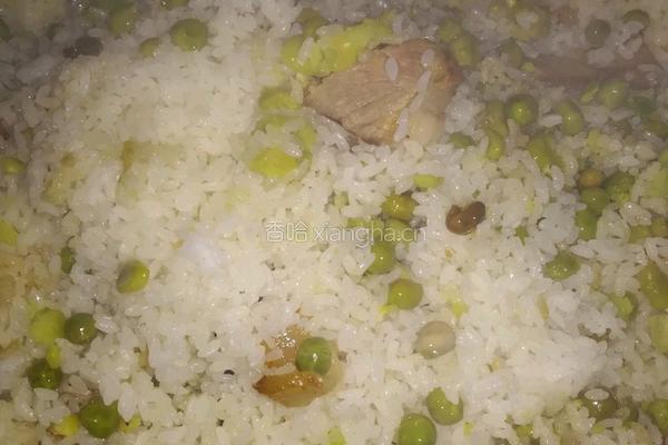 蚕豆豌豆焖饭的做法图解12