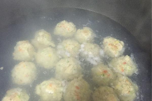 娃娃菜肉圆汤的做法图解8