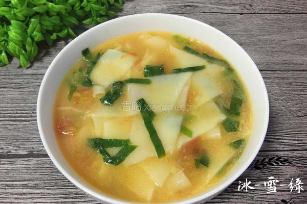 西红柿面片汤的做法图解1