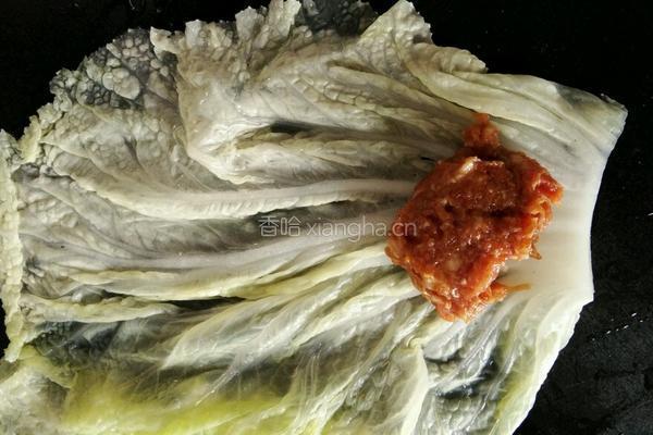 翡翠白菜卷的做法图解4
