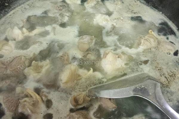 羊腩支竹煲的做法图解4