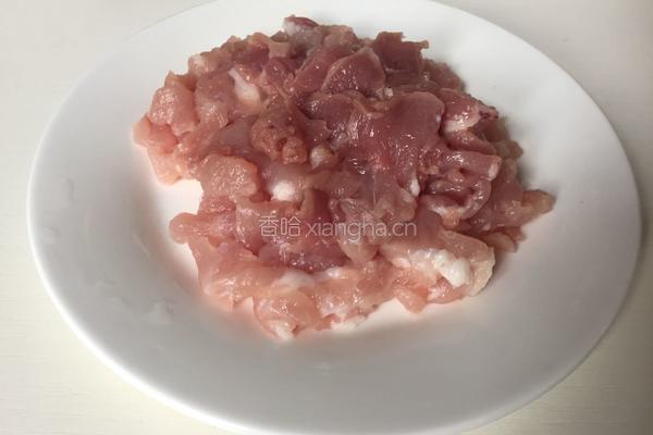 青椒炒肉的做法图解3
