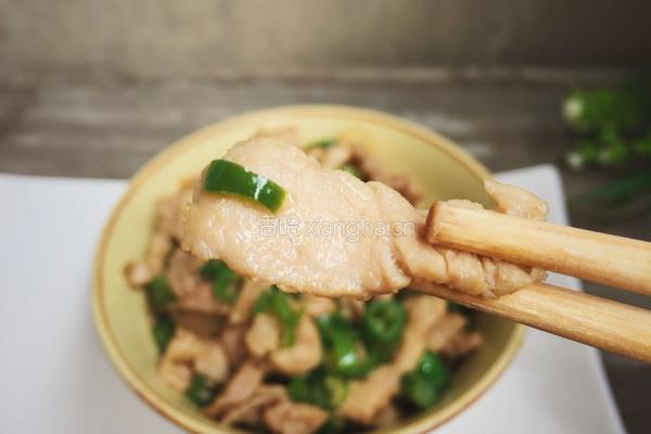 青椒炒肉的做法图解8