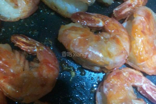 椒盐红虾的做法图解4