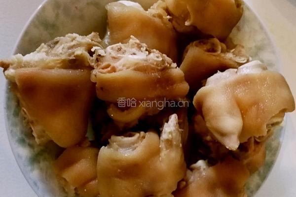 猪蹄（脚）汤的做法图解1