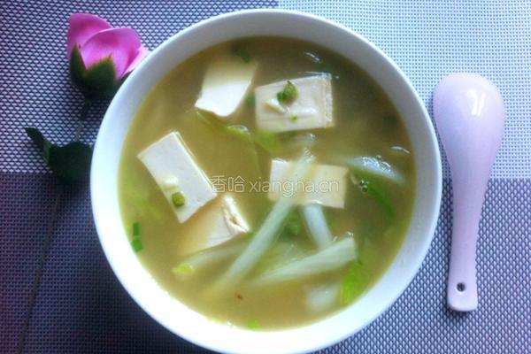 虾皮豆腐炖白菜
