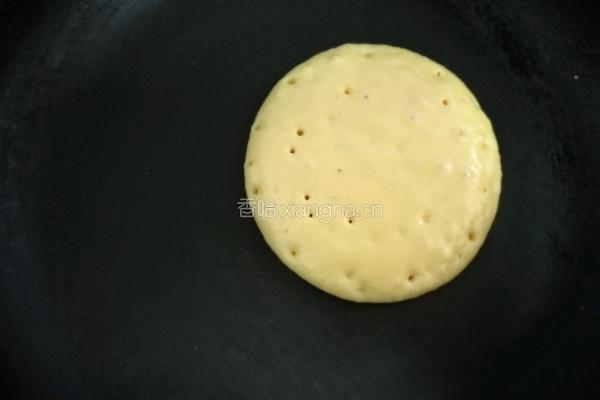 玉米奶香松饼的做法图解6