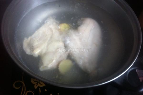 拌鸡胸肉的做法图解2