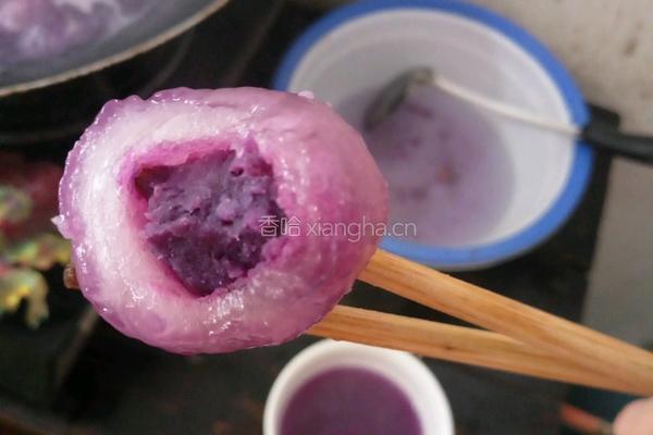 水晶紫薯汤圆的做法图解8