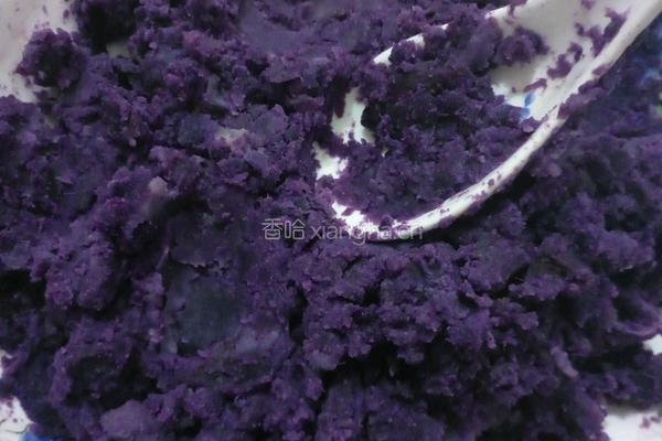 水晶紫薯汤圆的做法图解3