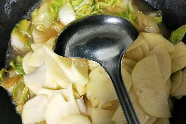 冻豆腐土豆白菜的做法图解9