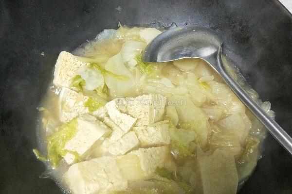冻豆腐土豆白菜的做法图解11
