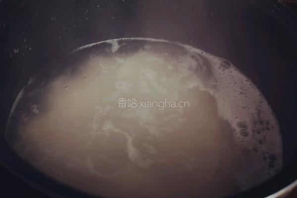 猪腰粥的做法图解2