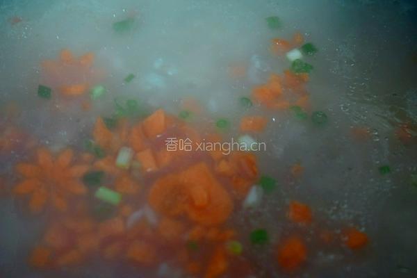 猪腰粥的做法图解8
