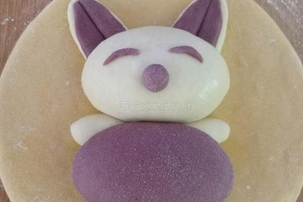 兔子造型生日花馍的做法图解11