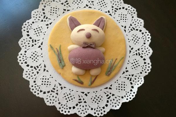 兔子造型生日花馍的做法图解16