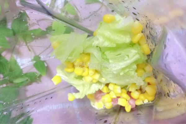 宝宝蔬菜肉肠的做法图解3