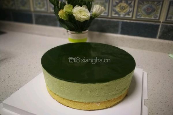 抹茶榴莲慕斯蛋糕的做法图解18