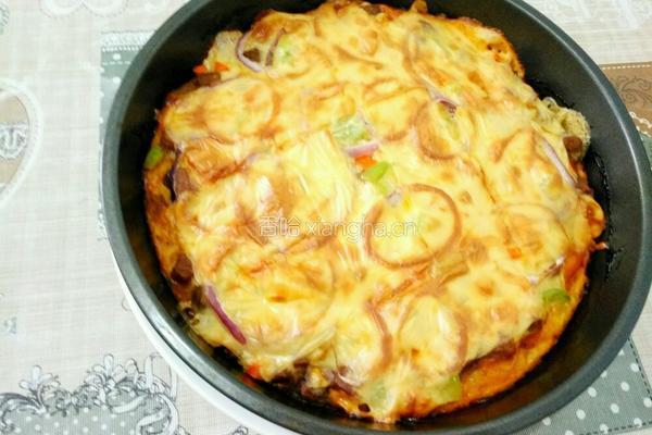 黑胡椒牛肉披萨的做法图解8