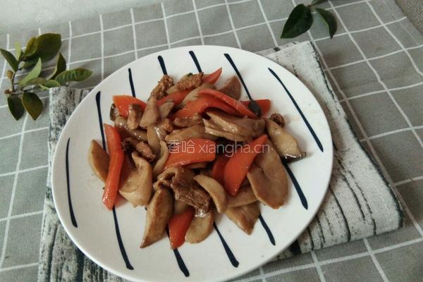 鸡腿菇炒肉的做法图解9