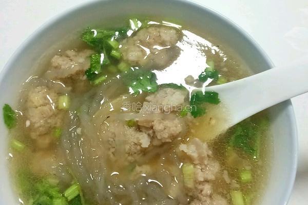 粉丝丸子汤的做法图解9