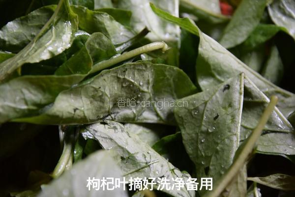冬笋炒枸杞叶的做法图解2