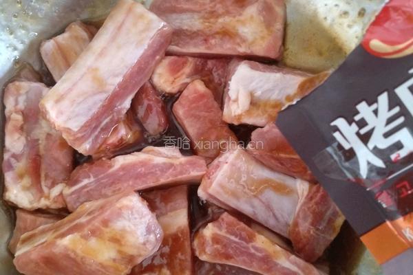 蒜香烤排骨的做法图解4
