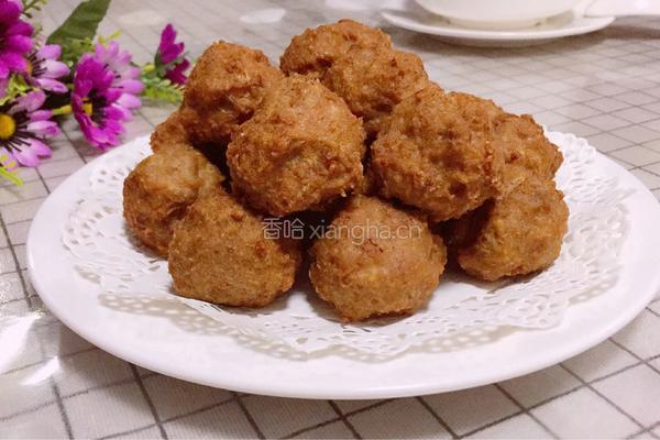 炸肉丸子的做法图解17