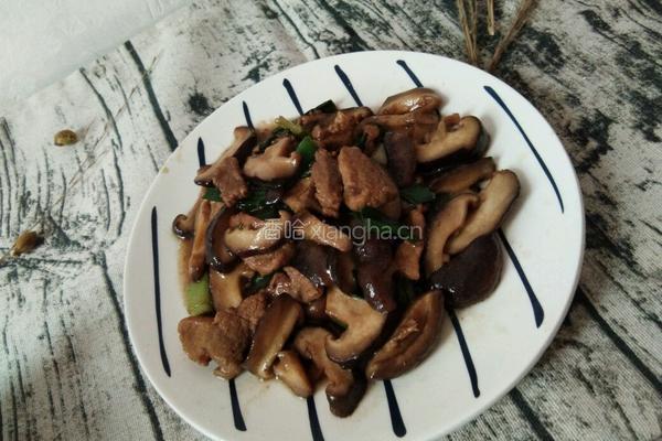 香菇炒肉的做法图解11
