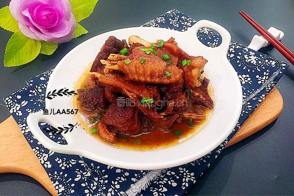 铁锅炖大鹅的做法图解9