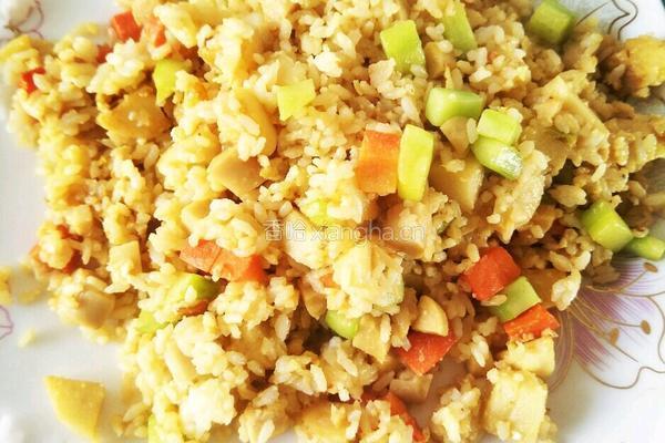 鱼丸蛋炒饭的做法图解6