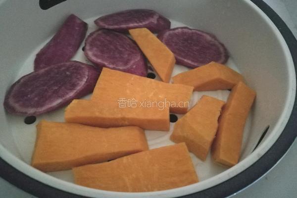 双色芋圆的做法图解3